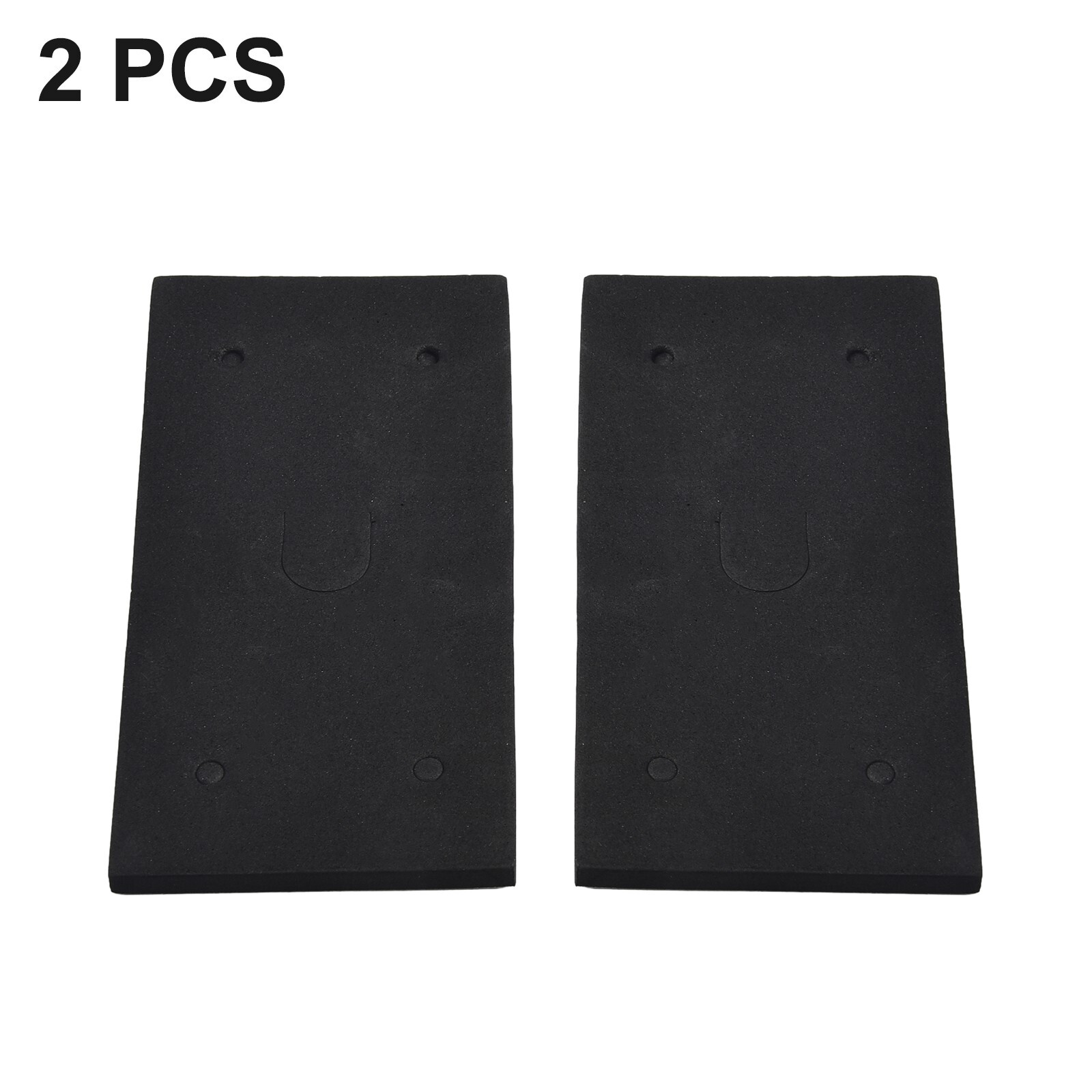Sander Back Pads Foam 2 Pcs Black For 9035 Replacement Sandpaper