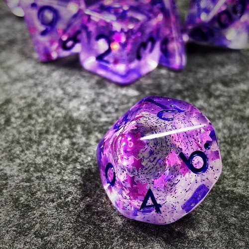 SIQUK 42 Pezzi Poliedrici Dadi 10 Facce Per D&D, Gioco Colorati Con - Foto 2