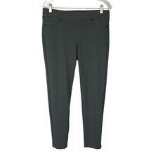 Liverpool Womens Sienna Pull On Leggings Magnet Gray Stretch Pants size 10