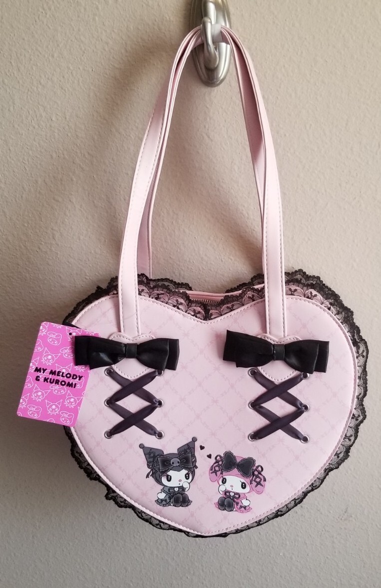 Her Universe Sanrio My Melody X Kuromi Lolita Figural Heart Bag | eBay