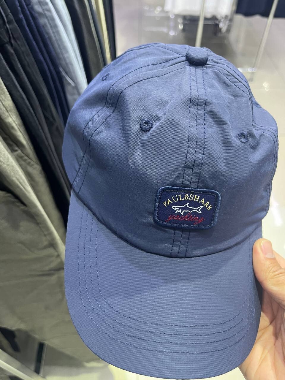 Paul Shark Yachting Men's Baseball Cap Hat Heritage Logo Blue