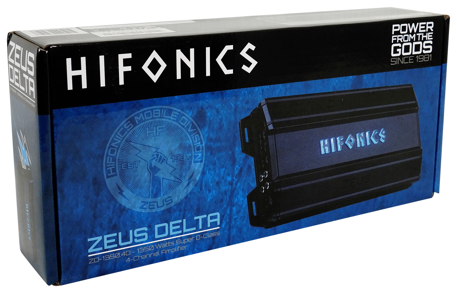 4-канальный автомобильный аудиоусилитель класса D Hifonics ZD-13504D мощностью 1350 Вт