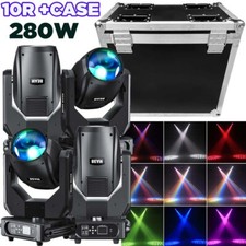10R 280W Beam Moving Head Light Prism Gobo DJ Stage Spot Lighting DJ DMX W/Case