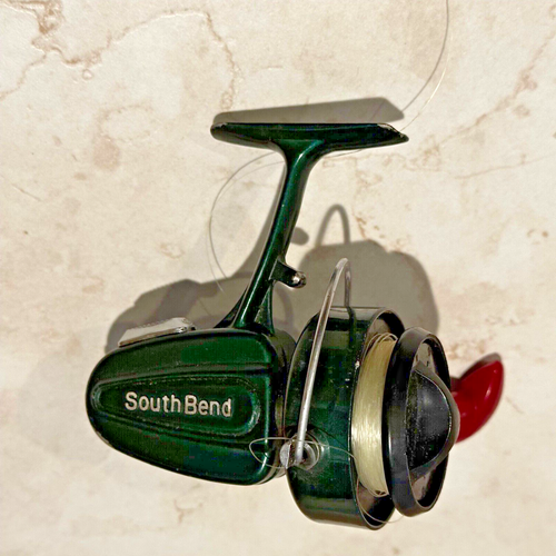 South Bend Eclipse ES-110 Spinning Reel Fresh Water Fishing Rust Color New - Fis