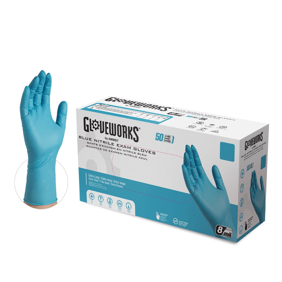 Ammex nitrile gloves deals