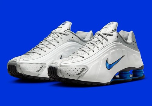 Nike Shox R4 OG White/Silver/Blue Mens Size US 11 Casual Sneakers Rare New✅