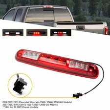 Red Lens Led 3rd Third Brake Light Wcargo Lamp For 07-13 Chevy Silverado New Us