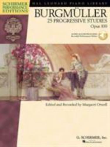 Burgmuller - 25 Progressive Studies, Opus 100 Book/Online Audio by Johann ...