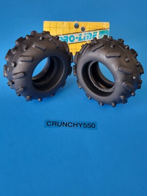 Vintage Proline Lugger 114-R 1017 Rear Tires 1.5'' Rim Tamiya SRB RC10 RC