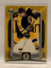 #9 Patrice Bergeron Boston Bruins 2005-06 Upper Deck Rookie Update Hockey Card