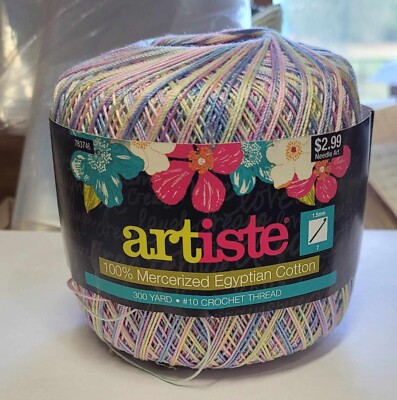 Artiste~ Crochet Thread ~ Classic Size 10 ~ Blossoms-300 yards