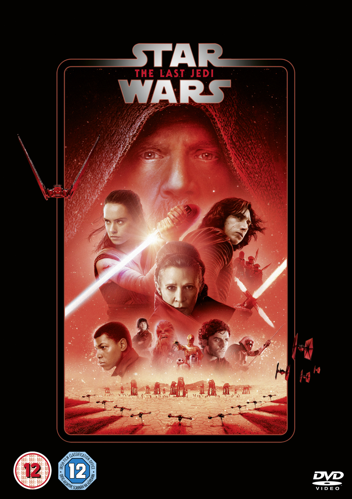 Star Wars: The Last Jedi (DVD) Domhnall Gleeson Benicio Del Toro Oscar Isaac