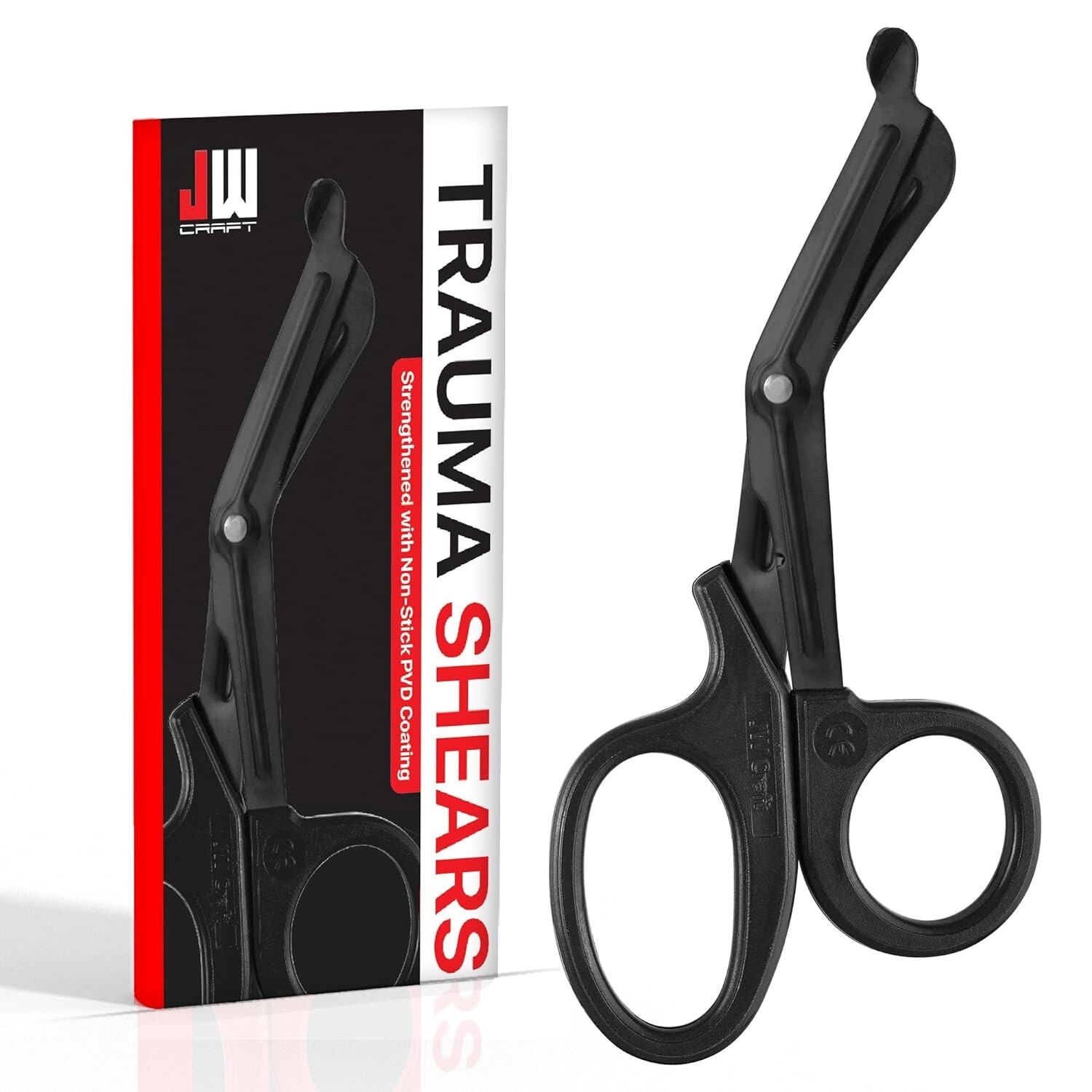 JW Craft Medical Trauma Shears 7.5'' Premium Bandage Scissors