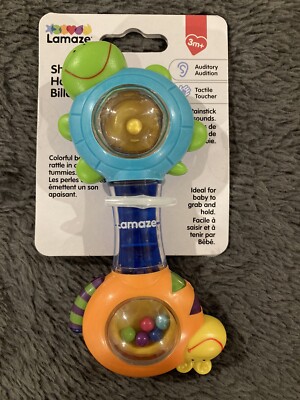 Lamaze Shakin' Shells Animal Interactive Sensory Rattle - NEW!