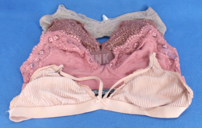 Victoria Secret Gilligan & Omalley more Bralette Bra Bundle Lot Sz Small #E8077