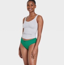 Auden 5pk Seamless Hipster Underwear Womens Medium Stretch Green