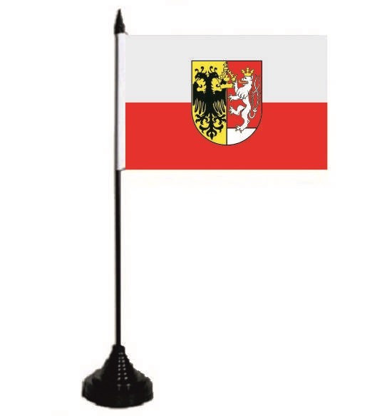 Fahne / Flagge Görlitz Aus Polyester, 90 X 150 Cm – Wetterfest, Doppelt Gesäumt, Mit 2 Metallösen