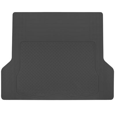 BDK All-Weather Cargo Trunk Floor Mat Liner – Semi-Custom Fit For Hyundai Models (Black, Universal Trim)