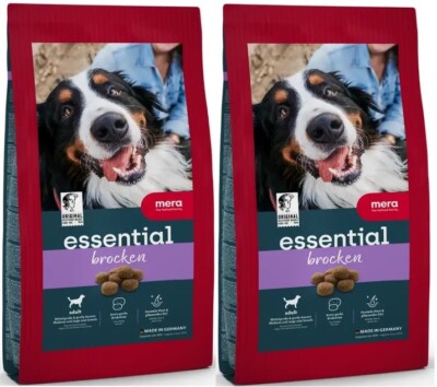 Mera Essential Brocken 2x12,5kg Trockenfutter für Hunde normal aktiv