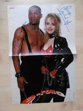 E-Rotic Autogramme signed 28x41 cm Poster gefaltet