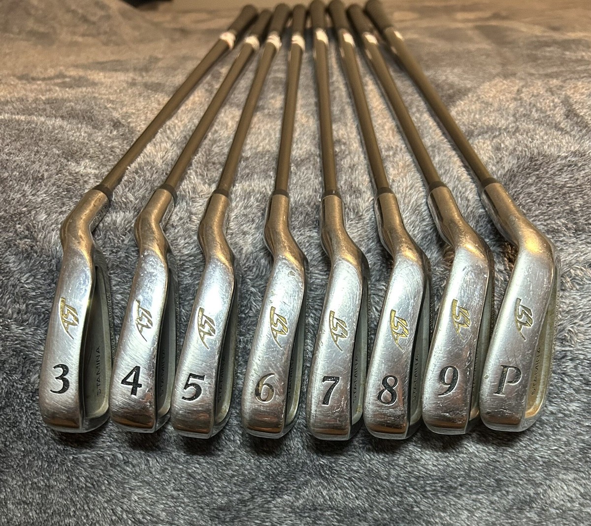 AST Stamina Iron Set 3-PW RH 39.25-37in Graphite Shafts Tour Flex