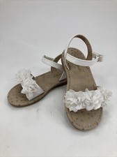 Cat  Jack Children  s Girls White Floral DARALEE Sandals Size 9