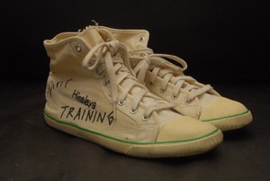 comme des garcons canvas sneakers