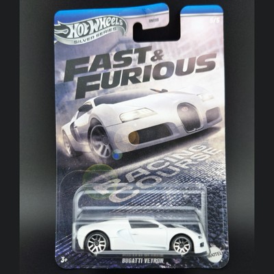 Hot Wheels Silver Series Fast & Furious Bugatti Veyron White 1:64 JBY43 Diecast