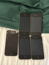 Lot of 5 iPhones 4s Apple Model A1387 A1533 For Parts Only 