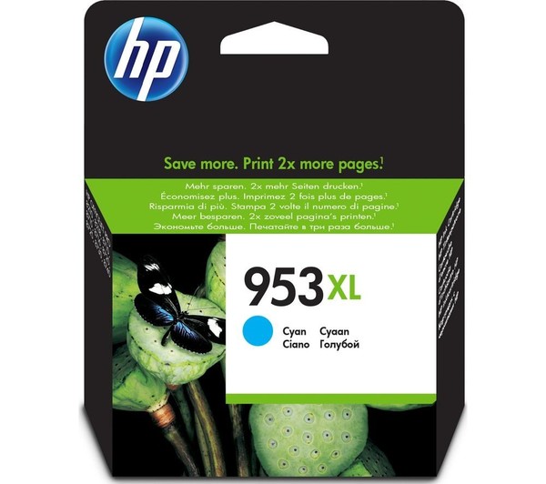 HP 953 Xl, Cyan, Ovp, Kein Refill, Officejet Pro 7700, 8200, 8700-image