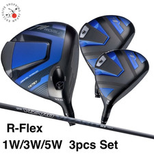 HONMA Golf Tour World TW767 Wood Club Set 3pcs 1W/3W/5W R-Flex Vizard EZ-C Shaft