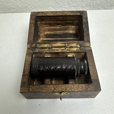 Maritime Nautical 6' Brass Telescope with wooden box Free Fast Shipping