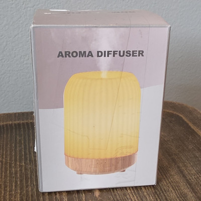 K20 250ml Aromatherapy Oil Diffuser Night Light, White, Indoor Electric