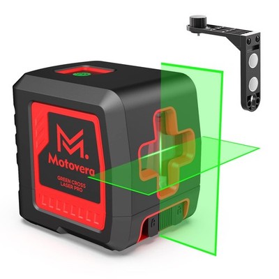 Self-Leveling Laser Level, 100Ft Green Cross Line Rotary Laser Tool - 4 Brigh...