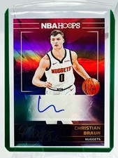Precious Panini Hoops Ink Christian Braun NBA Autograph Card Basketball Nuggets