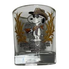 Buffalo Trace Bourbon Glass Snoopy Joe Cool P...