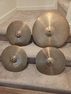 Lote de 4 platillos vintage Zildjian (Avedis)