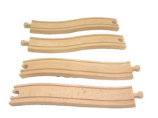 Thomas Wooden Railway Train Tank Engine Lot of 4 Ascending Track Ramp for Bridge