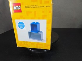 RARE LEGO Display! 2 Piece Brick Shelf Set 12X6  & 6X6 Red NEW IN BOX #4117