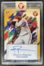 2025 Topps Pristine Kumar Rocker Auto RC Gold Refractor Rookie #/50 Rangers