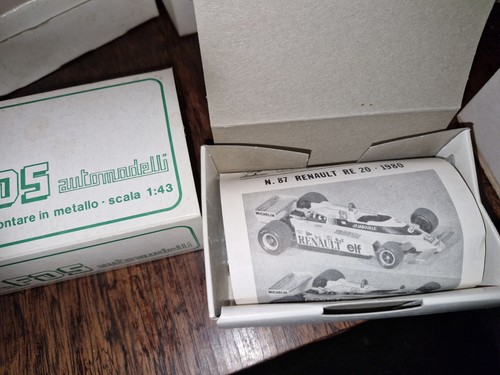 Metallbausatz Ech 1/43 Auto Car Oldtimer Renault RE 20 F1 1980 Arnoux FDS  - Bild 1 von 5
