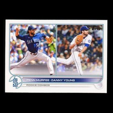 Danny Young | Penn Murfee RC 2022 Topps Update Rookie Combo Mariners