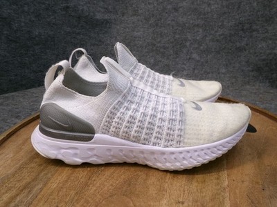 Nike React Phantom Run FK 2 True White Running Shoe CJ0280-100 Women Size 7.5 US