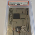 2005 Playoff Absolute Memorabilia Tools Trade Blue TT-93 Tom Brady PSA 9 # 06/50