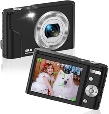Autofocus Vlogging Camera FHD 1080P 48MP with 16X Digital Zoom Compact Portable