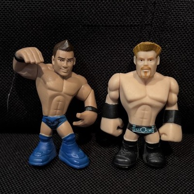 WWE Rumblers Sheamus and Evan Bourne Mini Figures Lot Mattel Wrestling Toys