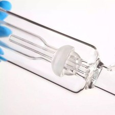 Glass Male joint 14/20, Adjustable bubbler, With glass valve,