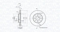 2X Magneti Marelli Bremsscheibe 360406023700 FüR Ford Panda 500 Fiat KA 240Mm