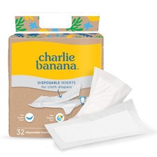 Charlie Banana Absorbent Disposable Inserts Cloth Diapers, Hybrid Cloth Diaper