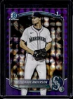 2025 Bowman Draft Kade Anderson Chrome Purple Geometric Refractor 1st #/250